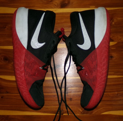 Nike Zoom Assersion Blk/Wht/Red Athletic Shoes size 12 men's