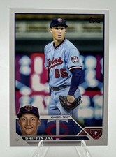 Griffin Jax 2023 Topps #595 Minnesota Twins