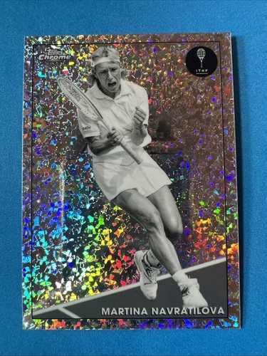 Martina Navratilova [Refractor] #98 2021 Topps Chrome card