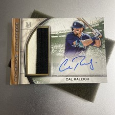 Cal Raleigh Momentous Material Jumbo Patch Autograph /25 - 2025 Topps Museum