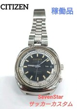 Citizen SevenStar Soccer Custom 25J Rare Watch From Japan