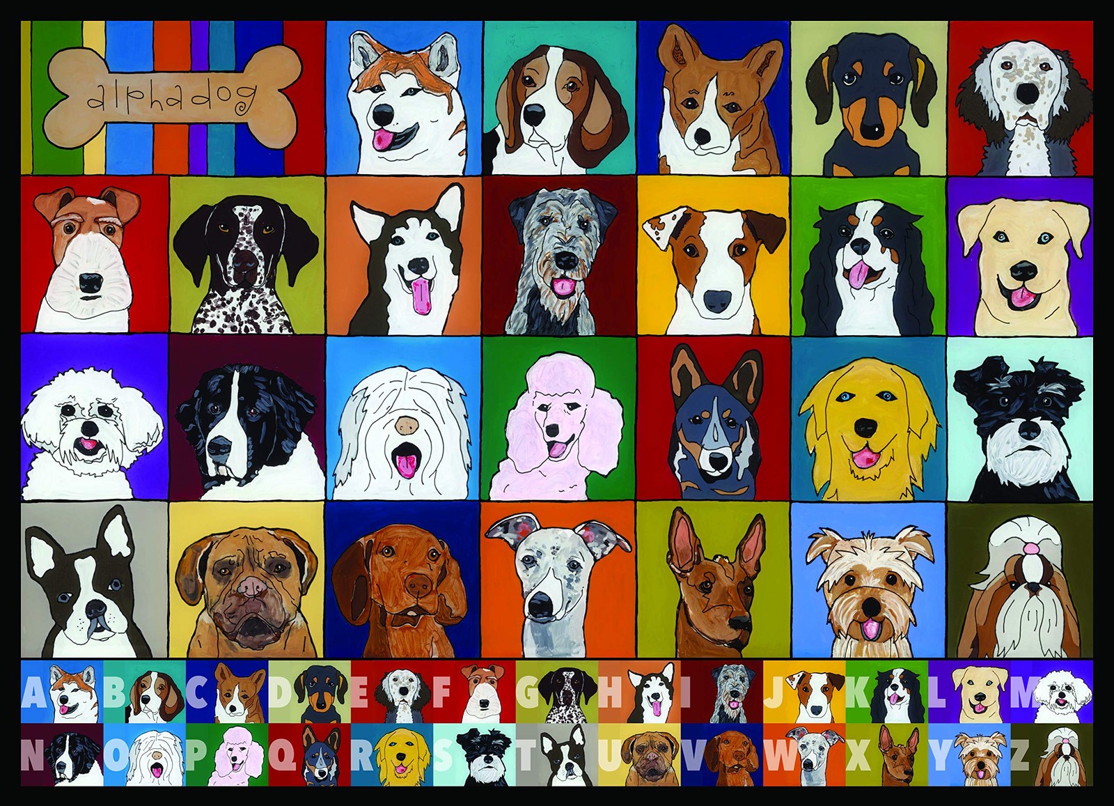 AlphaDogs 1000 Piece Jigsaw Puzzle
