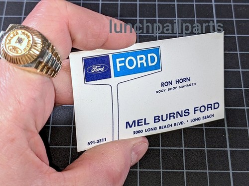 Mel Burns Ford Bronco Mustang Boss 302 429 Mach 1 Torino Shelby Country Squire