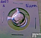 2007 S SILVER Proof Roosevelt Dime US Mint FROM PROOF SET
