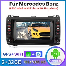 F&uuml;r Mercedes Benz W169 W245 Viano Vito W639 Android 13 Autoradio GPS NAVI BT DAB