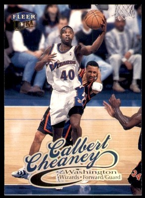 1998-99 Fleer Ultra Calbert Cheaney Washington Wizards #43