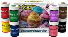 Sugarflair Essentials Food Colouring Paste Set, Highly Concentrated Food Colour