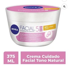 NIVEA JUMBO CREMA FACIAL 5en1 CUIDADO ACLARADO WHITENING 375 Ml