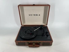 BROKEN Victrola Vintage 3-Speed Bluetooth Record Player with Speakers - Brown
