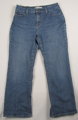 Levis Jeans Womens 12P Blue 512 Slimming Boot Cut Mom American Light Denim