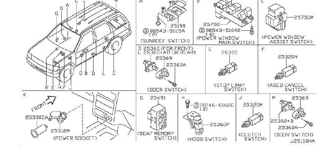 253204m400 лягушка nissan