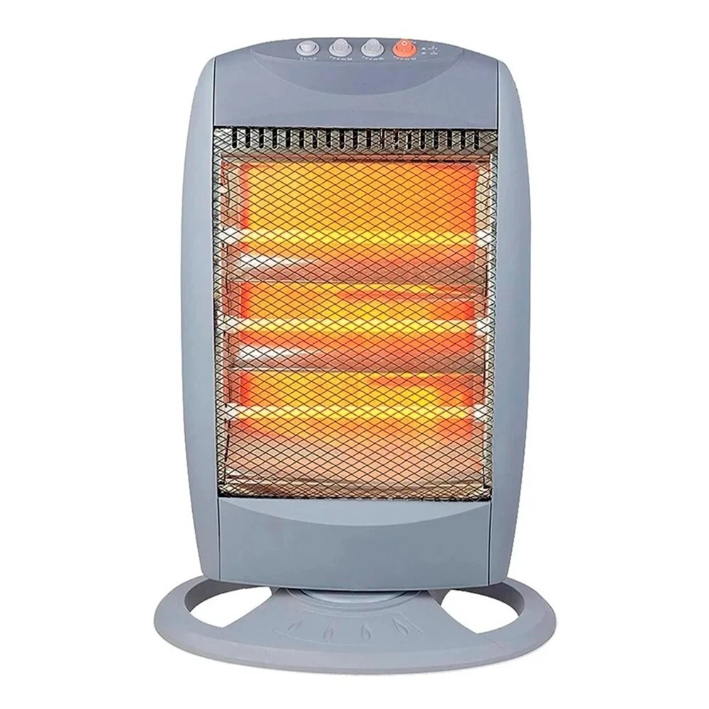 Estufa eléctrica con 3 niveles de potencia 400/800/1200W | 3 tubos de cuarzo
