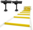 Rope Ladder Fire Escape with Stand-Off Stabilizers - Emergency Escape Ladder