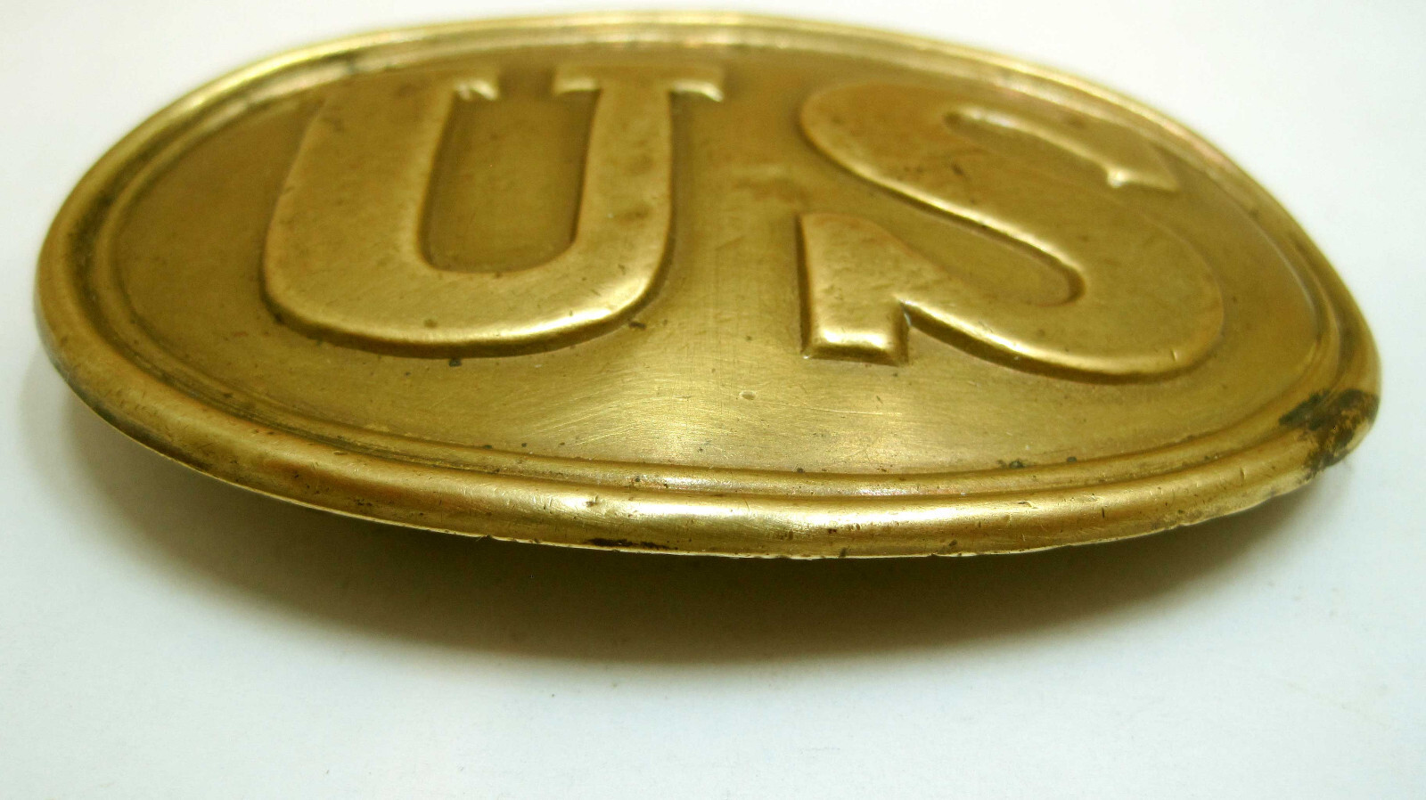 US Civil War Era Union Soldier Belt Buckle SOLID Brass Reproduction or