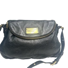 #MARC BY MARC JACOBS Classic Q NATASHA Black Crossbody Shoulder Bag