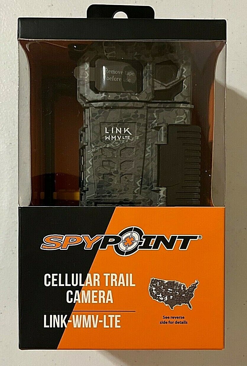 Spypoint Link-WMV-LTE Cellular Trail Camera Brand New Sealed!!