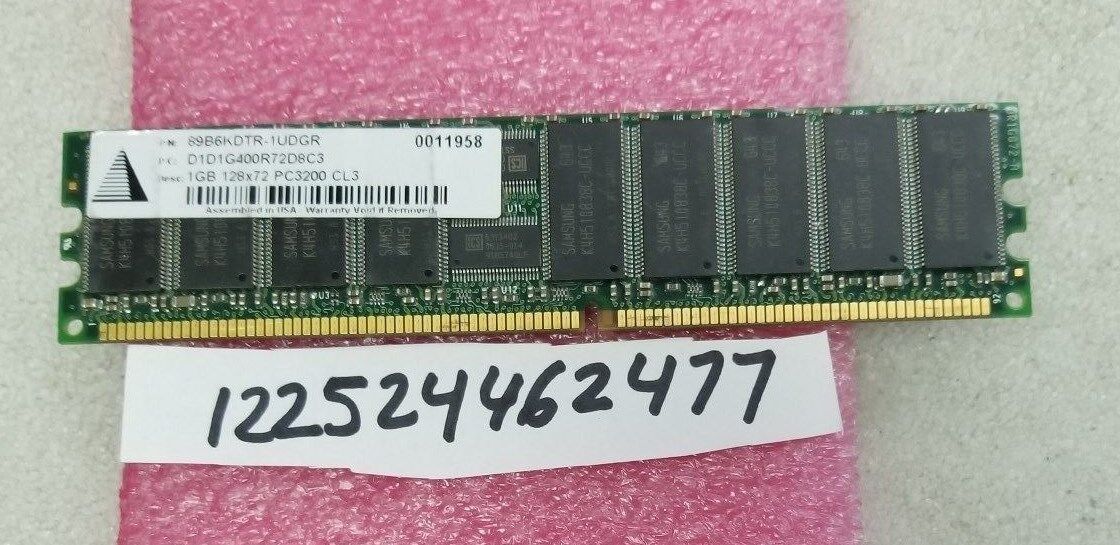 1GB DDR1 DDR PC 2RX8 3200 400  PC3200R DDR-400 184PIN DIMM   ECC REGISTERED 