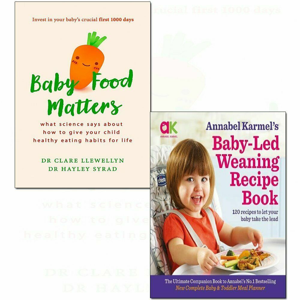 Baby-Led Weaning Recipe Book 2 Books Collection Pack Set Baby Food Matter NEW - Image 2