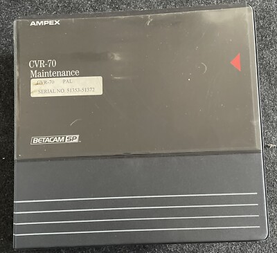 AMPEX CVR-70 Betacam SP Maintenance Manual Volume 2 für Service / Reparatur
