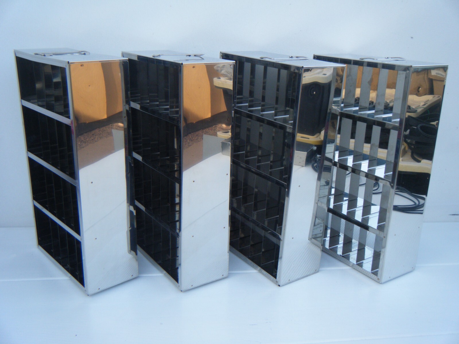 Lot of 4 Big lightweight shiny unfinished Aluminum for making Solar Sun