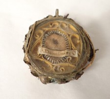 Reliquaire argent massif Saint Dominicie époque XIXème