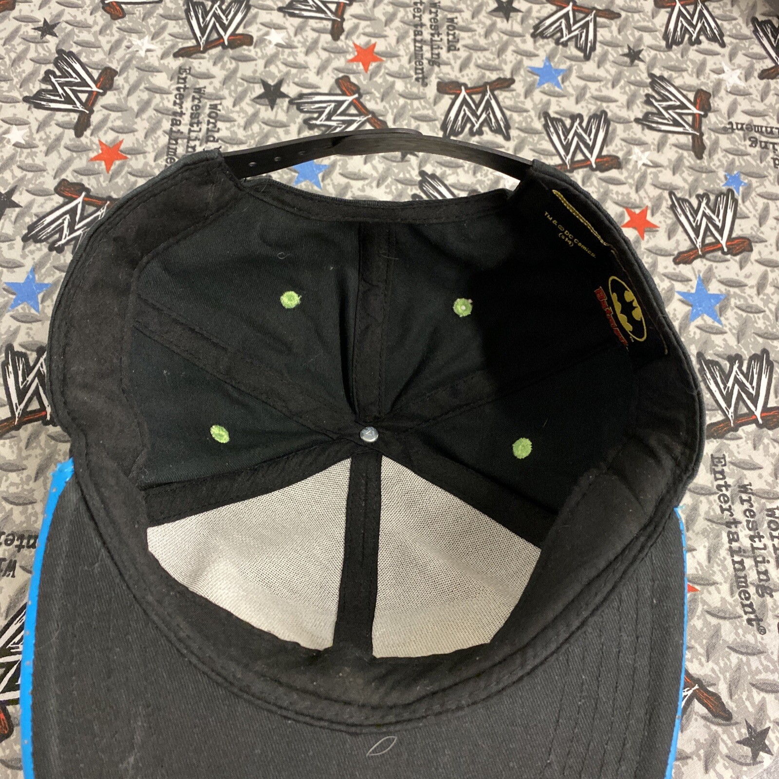 Batman Shield Logo Snapback Hat DC Comics Cap Blu… - image 5