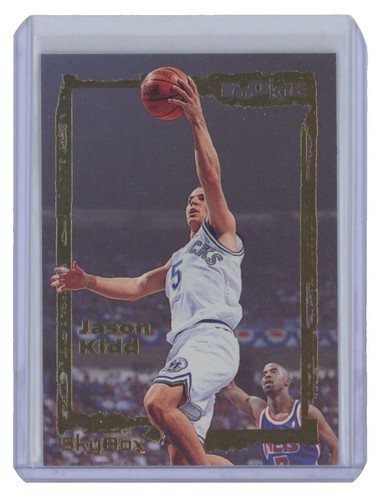 1995 1996 Fleer Basketball Card Jason Kidd 36 Mavericks Rookie RC 