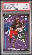 2022 Panini Chronicles Draft Picks Recon Desmond Ridder Cracked Ice 6/11
