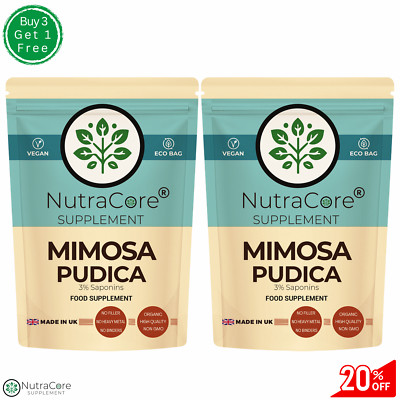 Mimose Kerne Kappen 5500mg (3% Saponine) -gut Gesundheit & Natur Detox-180Caps
