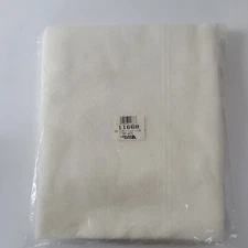 Leisure Arts Afghan Abby Cloth for Counted Cross Stitch Soft White 45x58" New