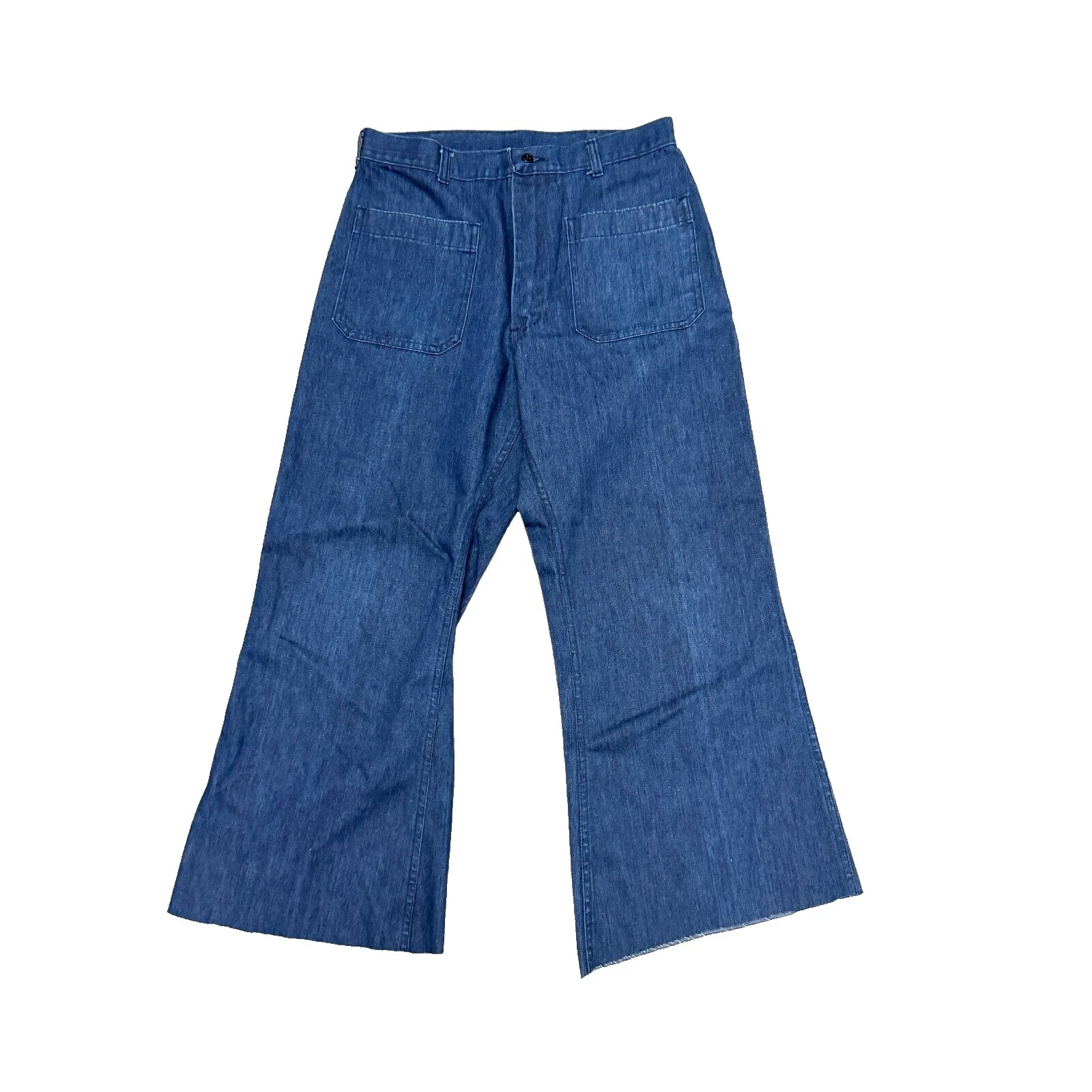 Denim 1970s Vintage Pants for Men