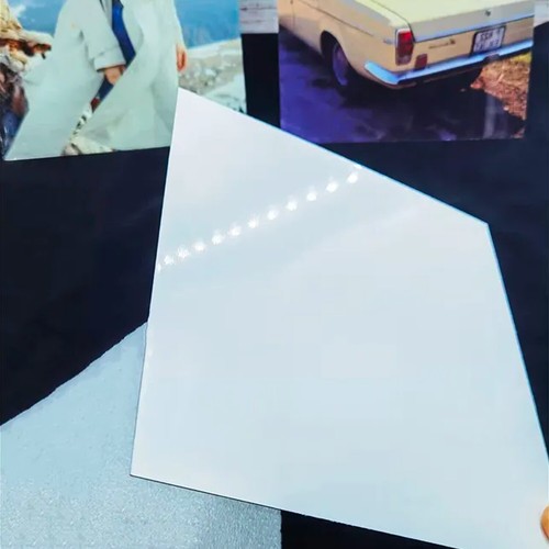 Leer Sublimation Glanz Weiß Aluminium Bleche Wärmepresse Dicke: 0,5 mm - Bild 8 von 8