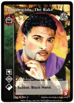 Ermenegildo, The Rake Lasombra Third Edition V:TES VTES Vampire CCG