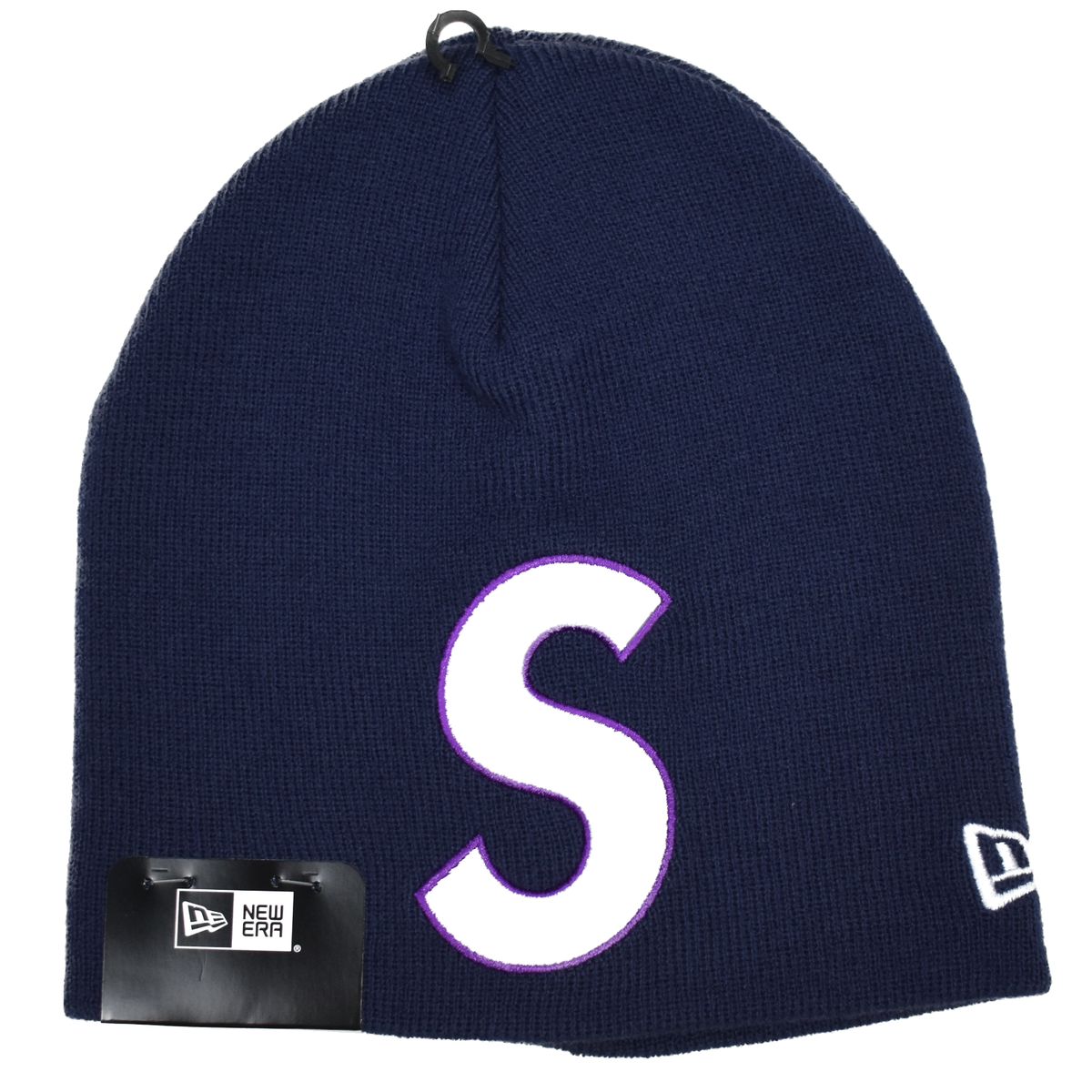 NWT Supreme NY x New Era Big S-Logo Beanie Hat Navy Men's DS NWT Supreme NY x New Era Big S-Logo Beanie Hat Navy Men's DS