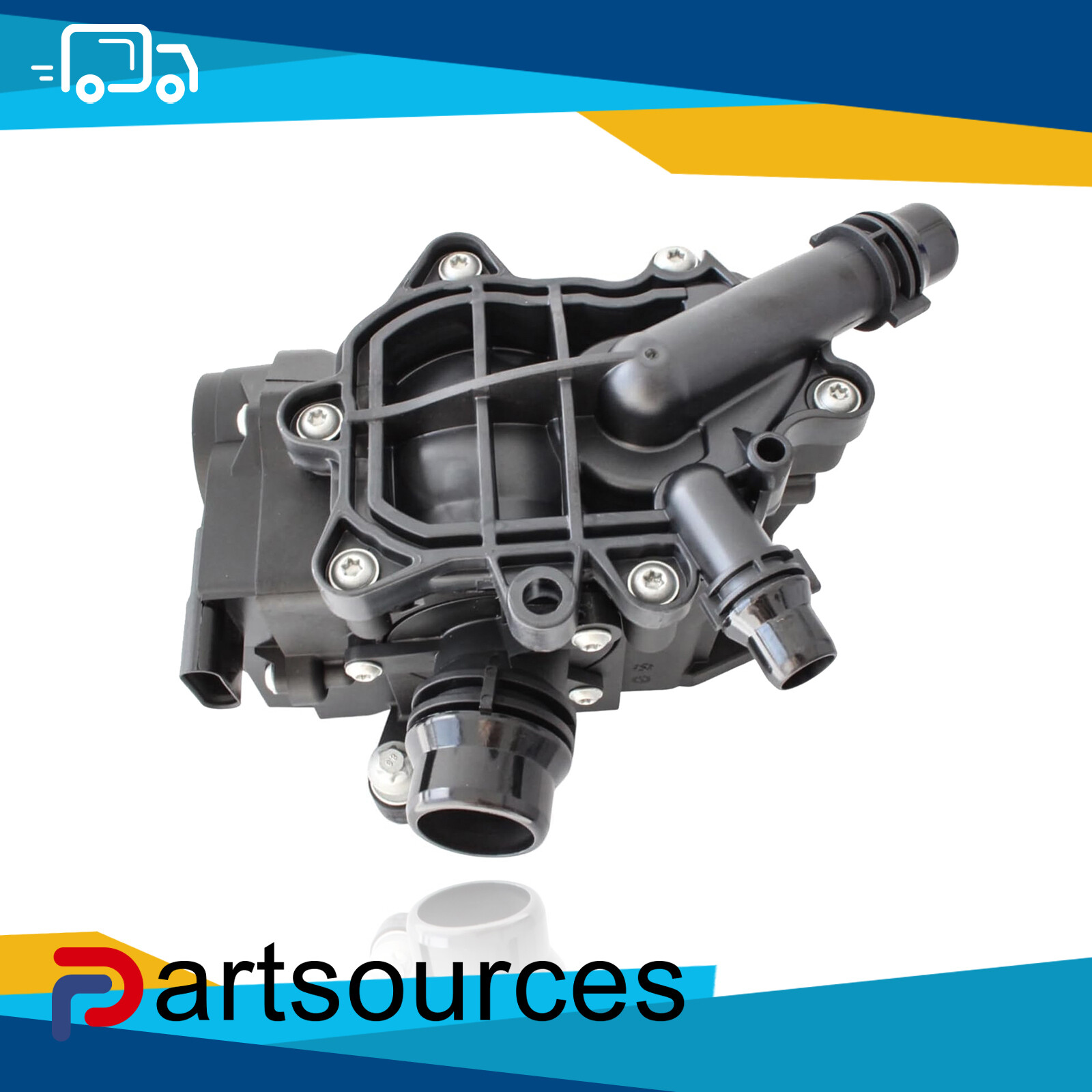 Engine Cooling Thermostat Heat Manage Module for 530i 430i 330E 330i G30 F36 G20