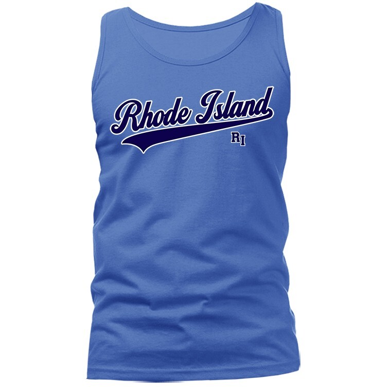 State of Rhode Island Swoosh RI Graphic Tank Top | eBay