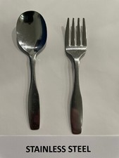 Child's Utensils Oneida Stainless Paul Revere 2pc Baby Set - USA Made - VGUC