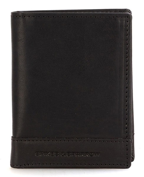 Spikes & Sparrow Bronco Billfold Wallet Rfid GeldböRse Black Schwarz Neu-image