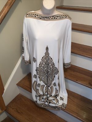 Forever Elegant French Renaissance Paisley Beautiful Dress Womens Size XL  208 | eBay
