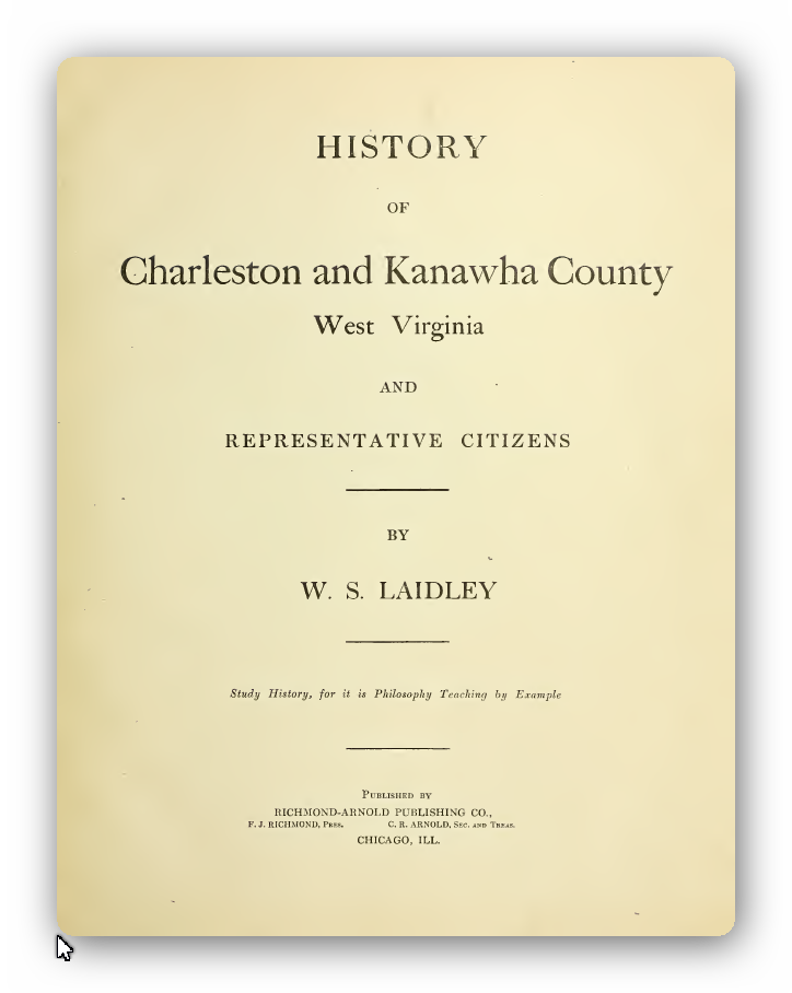 Charleston and Kanawha County West Virginia History & Genealogy eBay