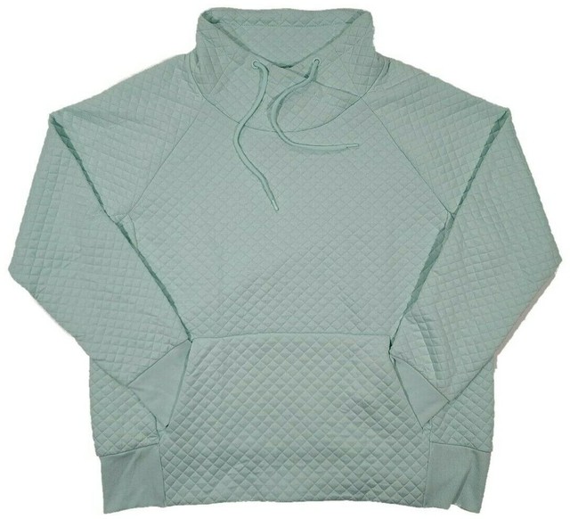 Green Tea Women Owned Quilt Pullover 