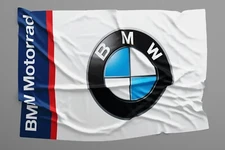 BMW Motorrad Motorcycle Riding Flag Banner 3x5 ft Motorbike Man Cave Garage Logo