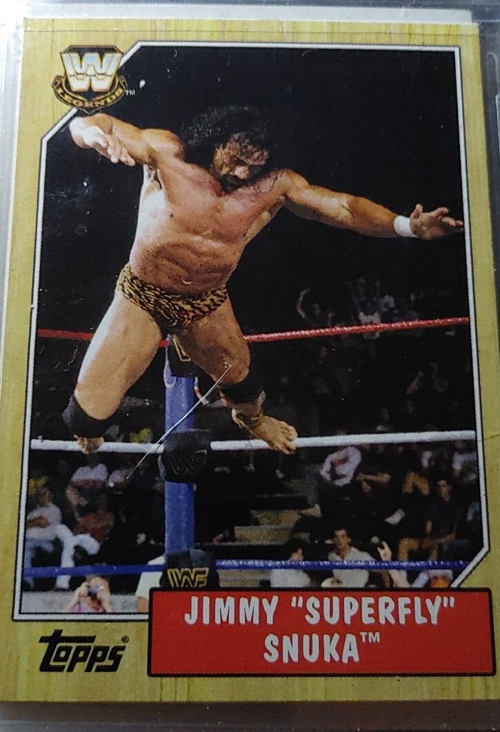 2007 Topps Heritage III Jimmy Superfly Snuka 76 Many WWE Trading Cards eBay