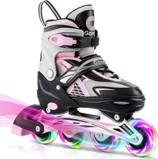 Inline Adjustable Skates for Girls Boys Kids S - Little Kids 11C-1Y