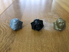 Lot Of 3 Star Wars Toy Plastic Rings Deco Pac Darth Vader R2-D2 C-3PO