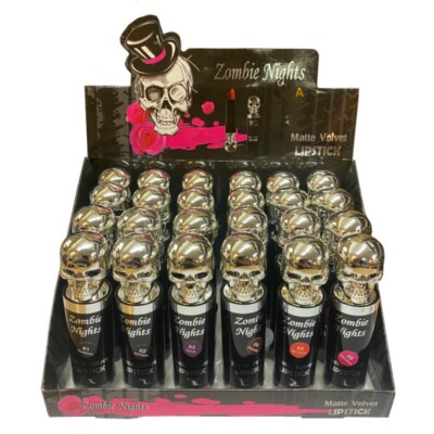 Zombie Nights Matte Velvet Lippenstift Halloween Goth Punk Emo Vampir Make-up