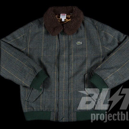 VESTE BOMBER LAINE LACOSTE SUPRÊME FW19 TAILLE S 2019