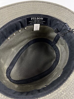 FILSON TIN CLOTH PACKER HAT OTTER GREEN XL NWT | eBay