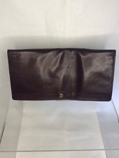 Goldpfeil Abendtasche Clutch Handtasche Damen Leder Bordeaux Vintage 