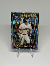 2024 Topps Chrome Sal Frelick RC RayWave Refractor #39 Milwaukee Brewers